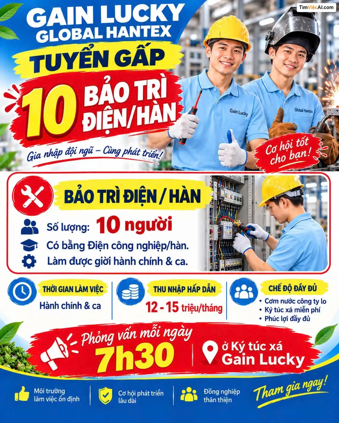 Bảo trì điện/hàn