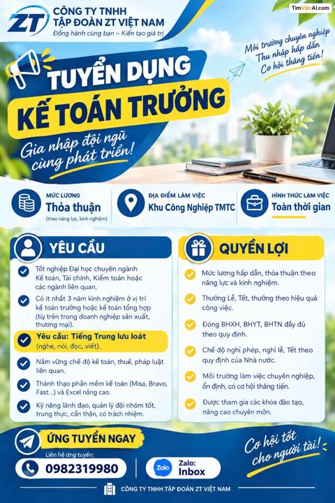 Kế toán trưởng