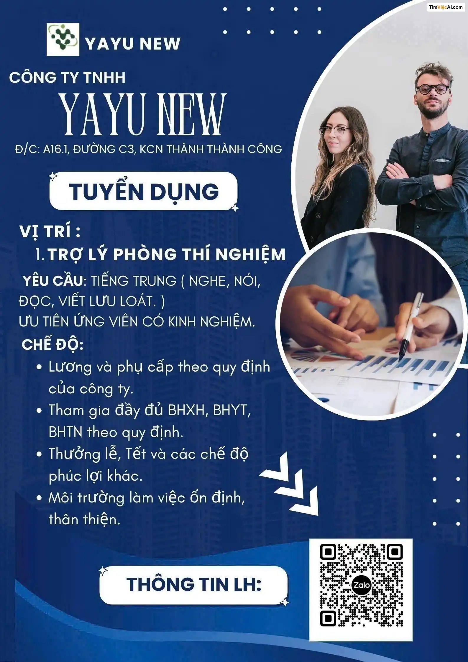 Trợ lý phòng thí nghiệm