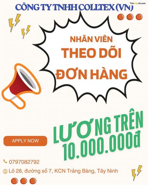Nhân viên theo dõi đơn hàng