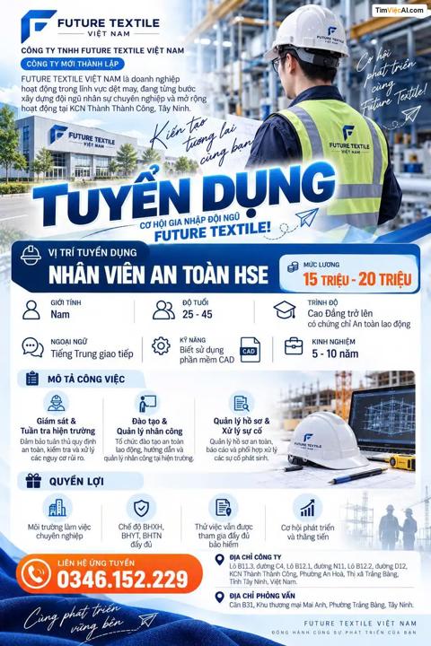 Nhân viên an toàn HSE